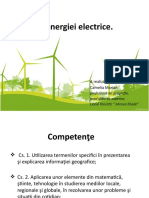 Subiectul: Inductria Energiei Electrice.: A Realizat: Camelia Marian