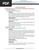 Especificaciones Técnicas: 04.01.trabajos Preliminares