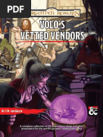 (DM's Guild) Volo's Vetted Vendors