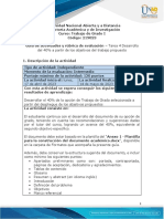 Guía de Actividade Tarea 4 - Desarrollo Del 40% A Partir de Los o