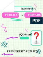 Presupuesto Público y Privado