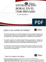 La Contratacion Laboral en El Sector Privado