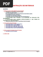 Administração de Materiais: Sumário