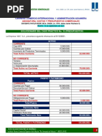 Costos Y Presupuestos Comerciales: Carrera: Comercio Internacional Y Administración Aduanera