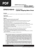 STK672-432A-E: 2-Phase Stepping Motor Driver