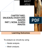 Chapter Three: Sinusoidal Steady-State Analysis Part 1: Nodal & Mesh Analysis