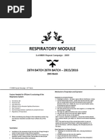 Respiratory System Bat Notes