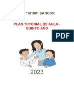 Plan Tutorial de Aula - Quinto Año: I.E "15109" SANCOR