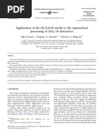 Application of The GCA-EoS Model To The Supercritical Processing of Fatty Oil Derivatives