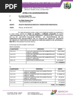 Informe Modificacion Presupuestal Aaaaa