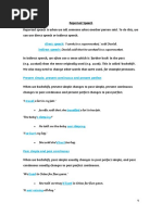 Direct Speech Indirect Speech