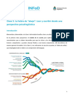 Clase 3. La Hebra de "Abajo": Leer y Escribir Desde Una Perspectiva Psicolingüística