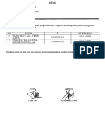 Memo Pengecekan Kara Dejoy Pi 048 Dan Malar 055