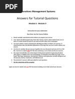 Operations Management Systems Answers Fo