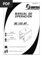 Manual de Operación: MI 150 AF