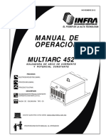 Manual de Operación: Multiarc 452