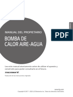 Bomba de Calor Aire-Agua: Manual Del Propietario