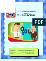 Comunicación: I.E. Juan Fanning Garcia