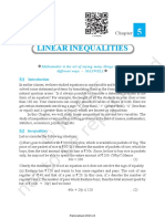 Linear Inequalities: Mathematics Is The Art of Saying Many Things in Many Different Ways. - Maxwell