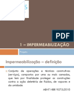 1 - Impermeabilização: Projeto