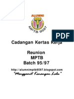 Cadangan Kertas Kerja Reunion MPTB 9597