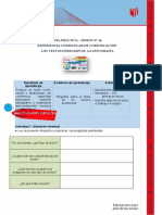 Guía Práctica - Sesión #14 Experiencia Curricular de Comunicación Los Textos Persuasivos: La Infografía