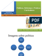 Políticas, Reformas e Práticas Curriculares