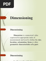 Dimensioning