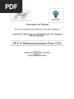 TP N 2 Dimensionnement D Une CTA