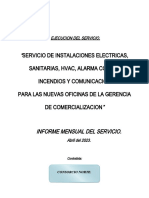 Informe Seal CONTRAO 110 Marzo - Abril