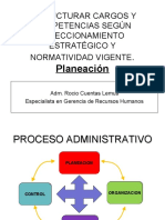 Estructurar Cargos Y Competencias Según Direccionamiento Estratégico Y Normatividad Vigente