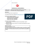 Informe Psicológico de Un Niño Con Autismo