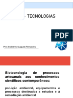 Biotecnologias - Dos Processos Artesanais Aos Conhecimentos Científicos Contemporâneos