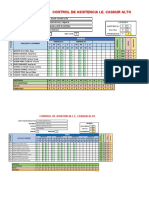 Registro de Asistencia 3° Grado