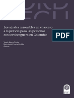 Ajustes Razonables para Personas Con Sordoceguera. Blanco y Cuartas 2022