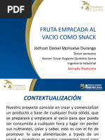 Fruta Empacada Al Vacio Como Snack: Jothsan Daniel Monsalve Durango