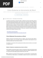 Redactar en Documento de Word Metodos Ew