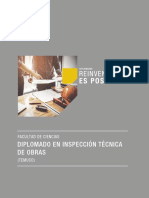 Diplomado en Inspección Técnica de Obras