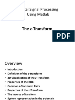 Handout - 5 The Z-Transform