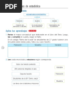 Nociones Básicas de Estadística: Recuerda Lo Aprendido