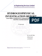 Hydrogeophysical Investigation Report