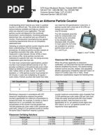 Selecting An Airborne Particle Counter