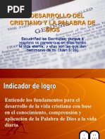 05 El Desarrollo Cristiano y La Palabra de Dios