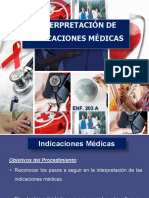 Interpretacion de Indicaciones Medicas