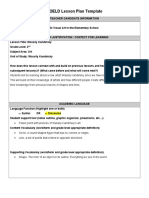 Scsu Coeld Edtpa Lesson Plan Template