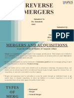 Reverse Mergers