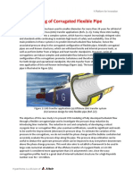 CFD Modeling of Corrugated Flexible Pipe