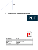 Gestion Des Temperatures Sur Le Terrain - OCB - FR - 2011