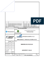 Iso-8859-1 - Q - E-PT-1-00-C-MC-012 5FC 5FMemoria - de - C E1lculo - Soporte - Tran - Sformadores de Corriente 132 KVX