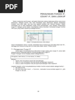Penggunaan Fungsi If, Countif, Lookup